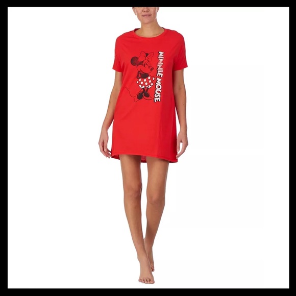 DISNEY Minnie Mouse Short Sleeve Sleep Shirt - Picture 3 of 8